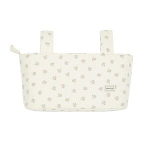 Cream Floral Stroller Storage Bag
